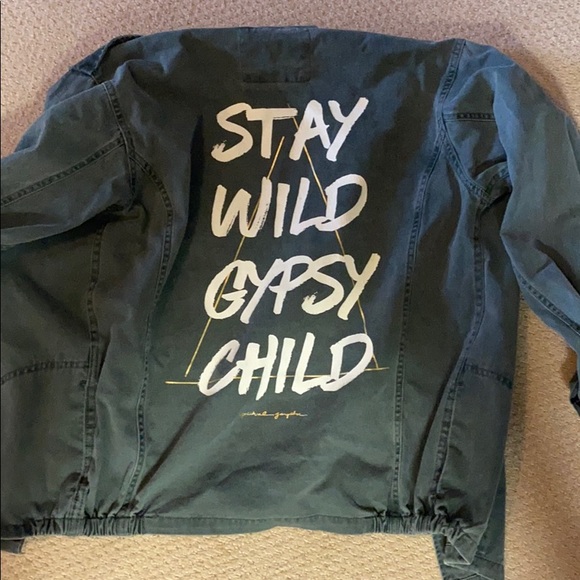 Spiritual Gangster Stay Wild Army Jacket - Picture 3 of 6
